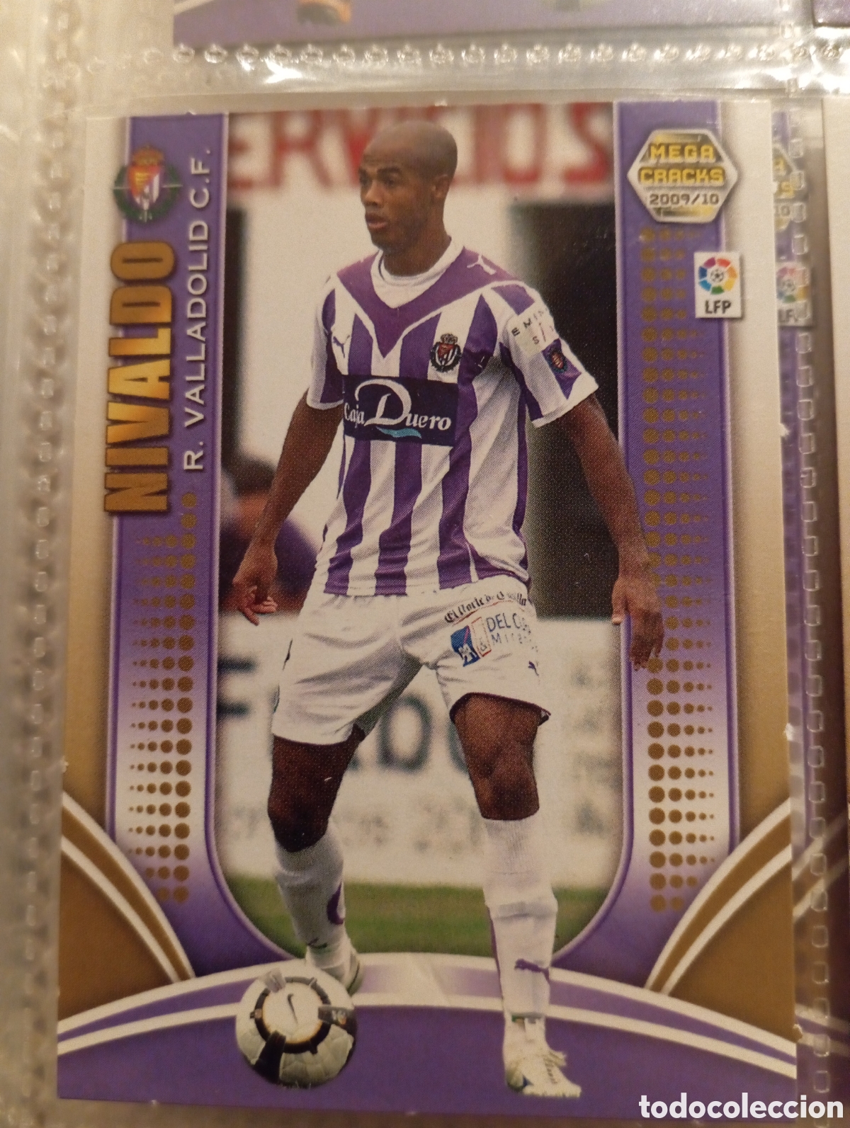 Cromos de F&uacute;tbol: NIVALDO R. VALLADOLID CF Cromo ficha de futbol Megacracks 2009-2010 MGK 09-10 Liga Espa&ntilde;ola