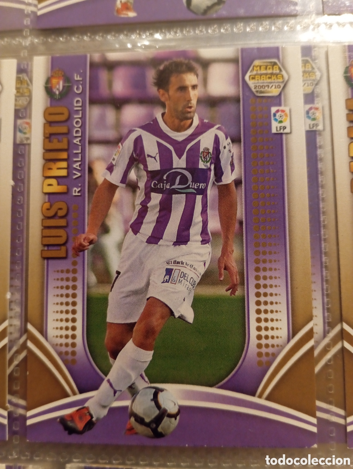 Cromos de F&uacute;tbol: LUIS PRIETO R. VALLADOLID CF Cromo ficha de futbol Megacracks 2009-2010 MGK 09-10 Liga Espa&ntilde;ola