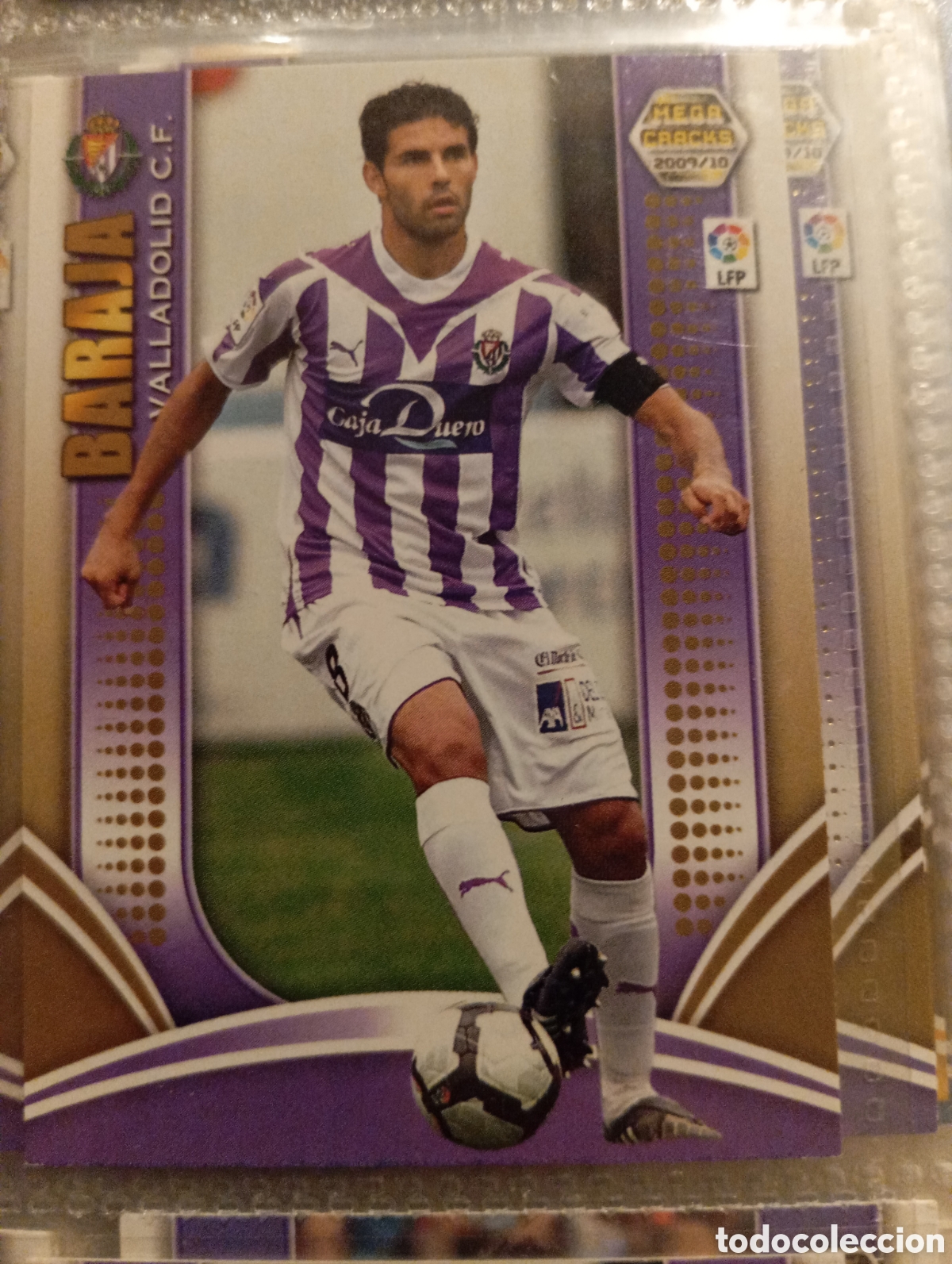 Cromos de F&uacute;tbol: BARAJA R. VALLADOLID CF Cromo ficha de futbol Megacracks 2009-2010 MGK 09-10 Liga Espa&ntilde;ola