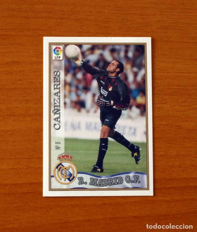 Cromos de F&uacute;tbol: Real Madrid - N&ordm; 6 Ca&ntilde;izares - Mundicromo ficha de la Liga 1997-1998, 97-98