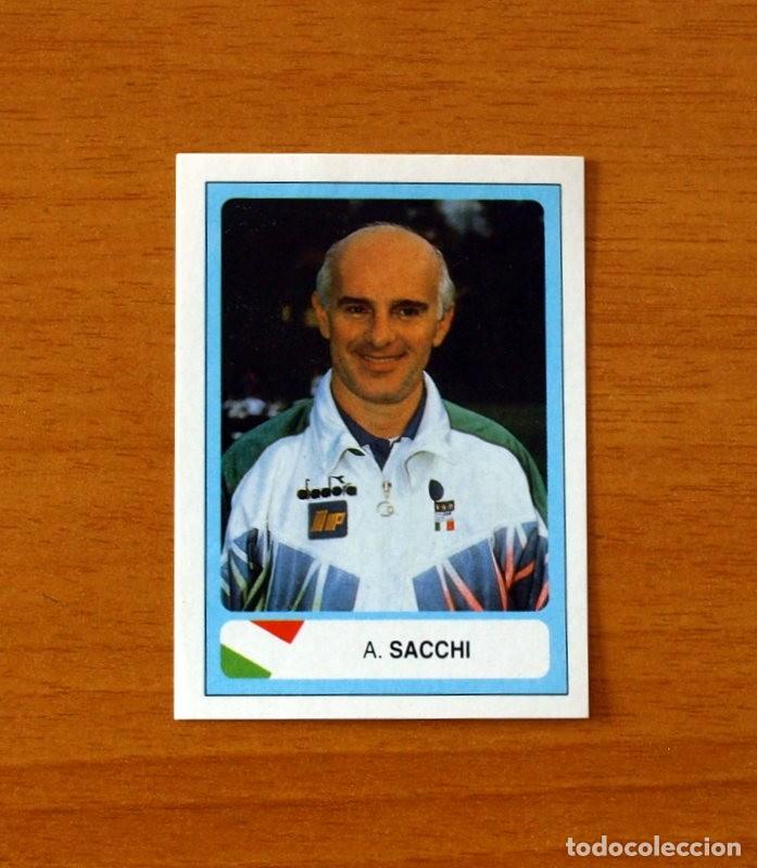 Cromos de F&uacute;tbol: Italia -258 Sacchi Entrenador -Mundial de Estados Unidos 1994-USA 94 -Ediciones Estadio-Nunca pegado