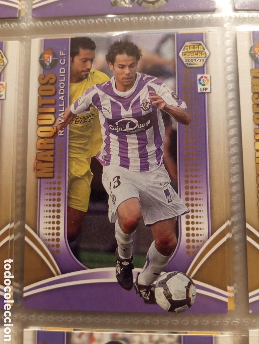Cromos de F&uacute;tbol: MARQUITOS R. VALLADOLID CF Cromo ficha de futbol Megacracks 2009-2010 MGK 09-10 Liga Espa&ntilde;ola