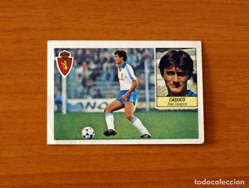 Cromos de F&uacute;tbol: Real Zaragoza - Casuco - Ediciones Este Liga 1984-1985, 84-85 - Nunca pegado