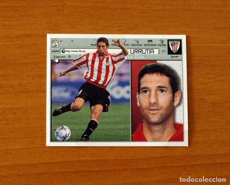 Cromos de F&uacute;tbol: Athletic de Bilbao - Urrutia - Ediciones Este 2001-2002, 01-02 - Nunca pegado