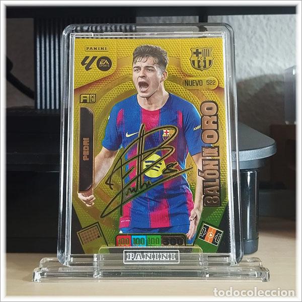Cromos de F&uacute;tbol: ADRENALYN XL 2025 2026 25 26 PANINI PEDRI 522 NUEVO BALON DE ORO FIRMADO BARCELONA BAR&Ccedil;A COLECC&Oacute;N