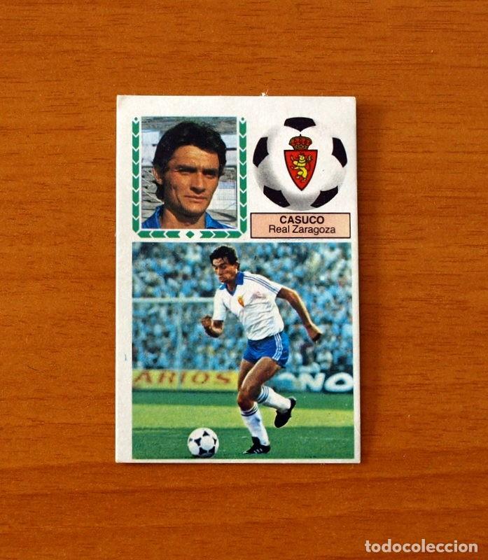 Cromos de F&uacute;tbol: Real Zaragoza - Casuco - Liga 1983-1984, 83-84 - Ediciones Este