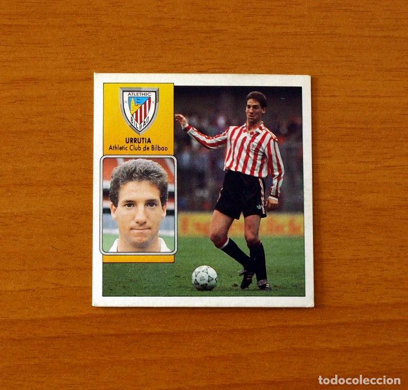 Cromos de F&uacute;tbol: Athletic de Bilbao - Urrutia - Ediciones Este Liga 1992-1993, 92-93 - Nunca pegado