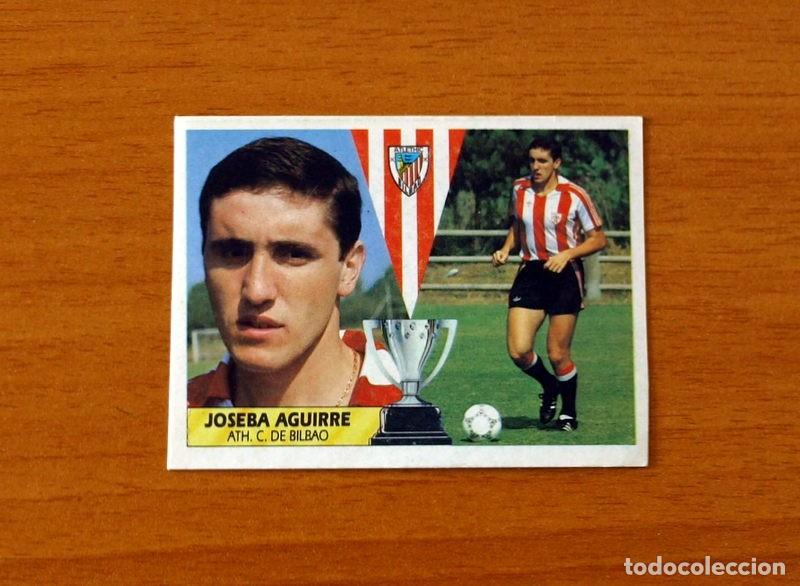 Cromos de F&uacute;tbol: Athletic de Bilbao - Joseba Aguirre - Ediciones Este Liga 1987-1988, 87-88 - Cromo Nunca pegado