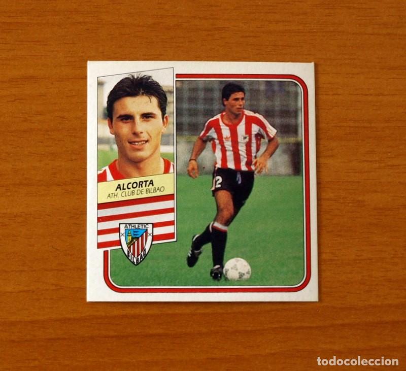 Cromos de F&uacute;tbol: Athletic de Bilbao - Alcorta - Ediciones Este Liga 1989-1990, 89-90 - Nunca pegado