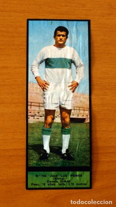 Cromos de F&uacute;tbol: Elche - n&ordm; 122 Ponce - El Alc&aacute;zar 1967-1968, 67-68