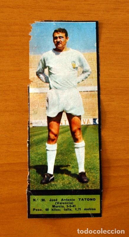 Cromos de F&uacute;tbol: Valencia - 90 Tatono - El Alc&aacute;zar 1967-1968, 67-68