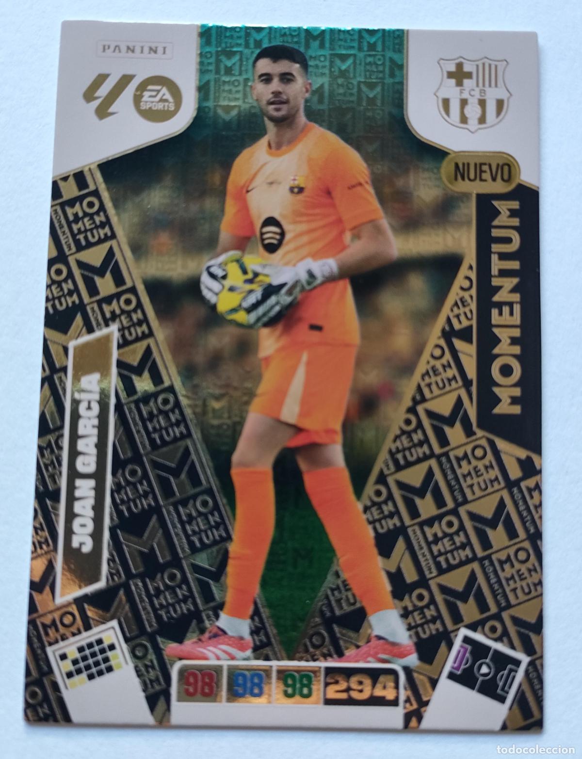Cromos de F&uacute;tbol: CARD MOMENTUM ADRENALYN 2025-26 JOAN GARC&Iacute;A - FC BARCELONA