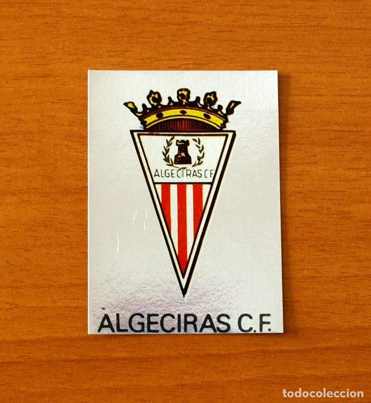 Cromos de F&uacute;tbol: Algeciras - N&ordm; 118 Escudo, Plateado - Editorial Maga 1983-1984, 83-84 - Nunca pegado