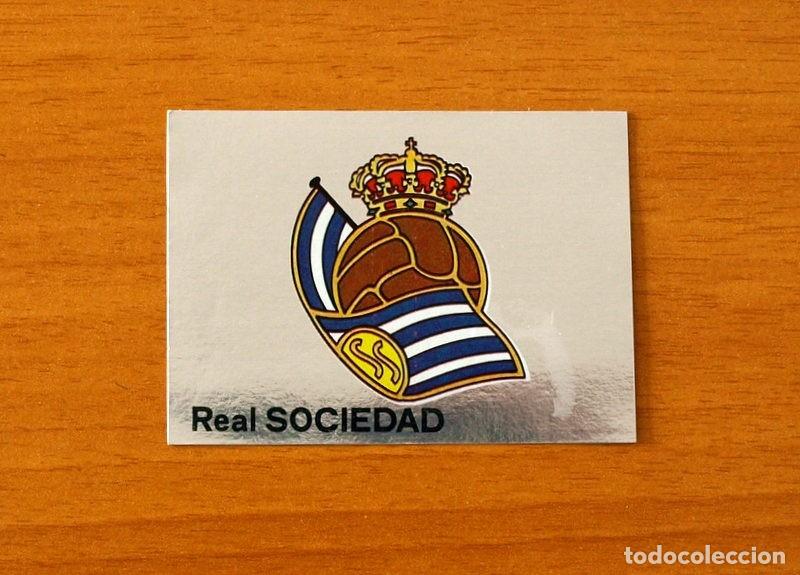 Cromos de F&uacute;tbol: Real Sociedad - N&ordm; 79 Escudo - Editorial Maga 1983-1984, 83-84 - Nunca pegado
