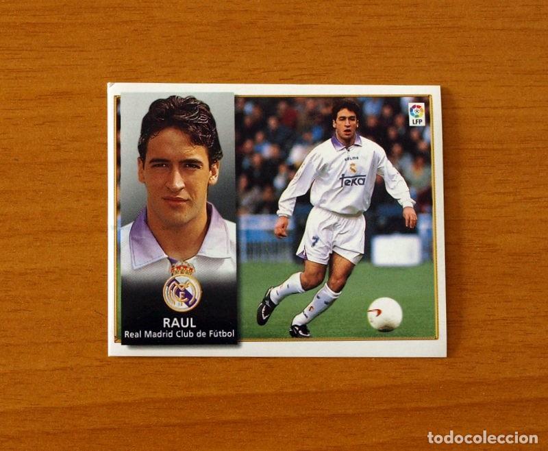 Cromos de F&uacute;tbol: Real Madrid - Ra&uacute;l - Ediciones Este Liga 1998-1999, 98-99 - Nunca Pegado