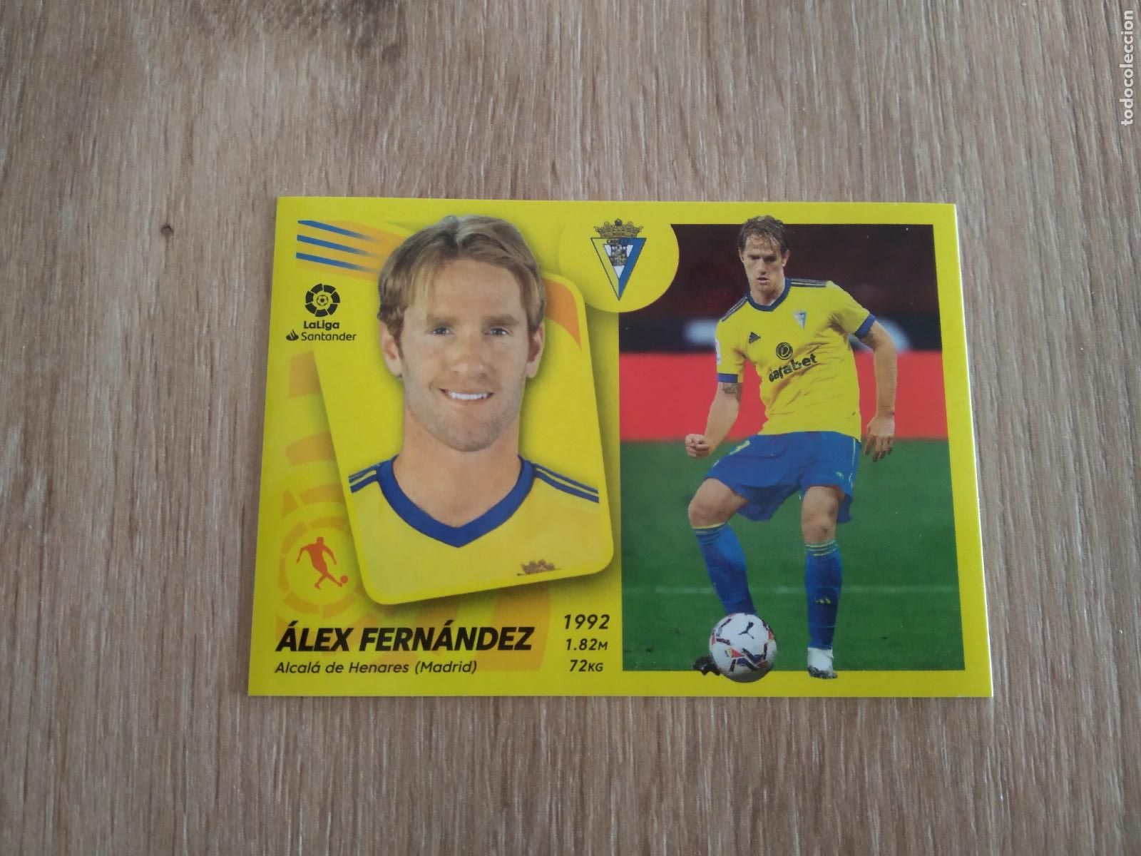 Cromos de F&uacute;tbol: 14 ALEX FERNANDEZ CADIZ CROMO FUTBOL PANINI LIGA 21-22 EDICIONES ESTE 2021-2022