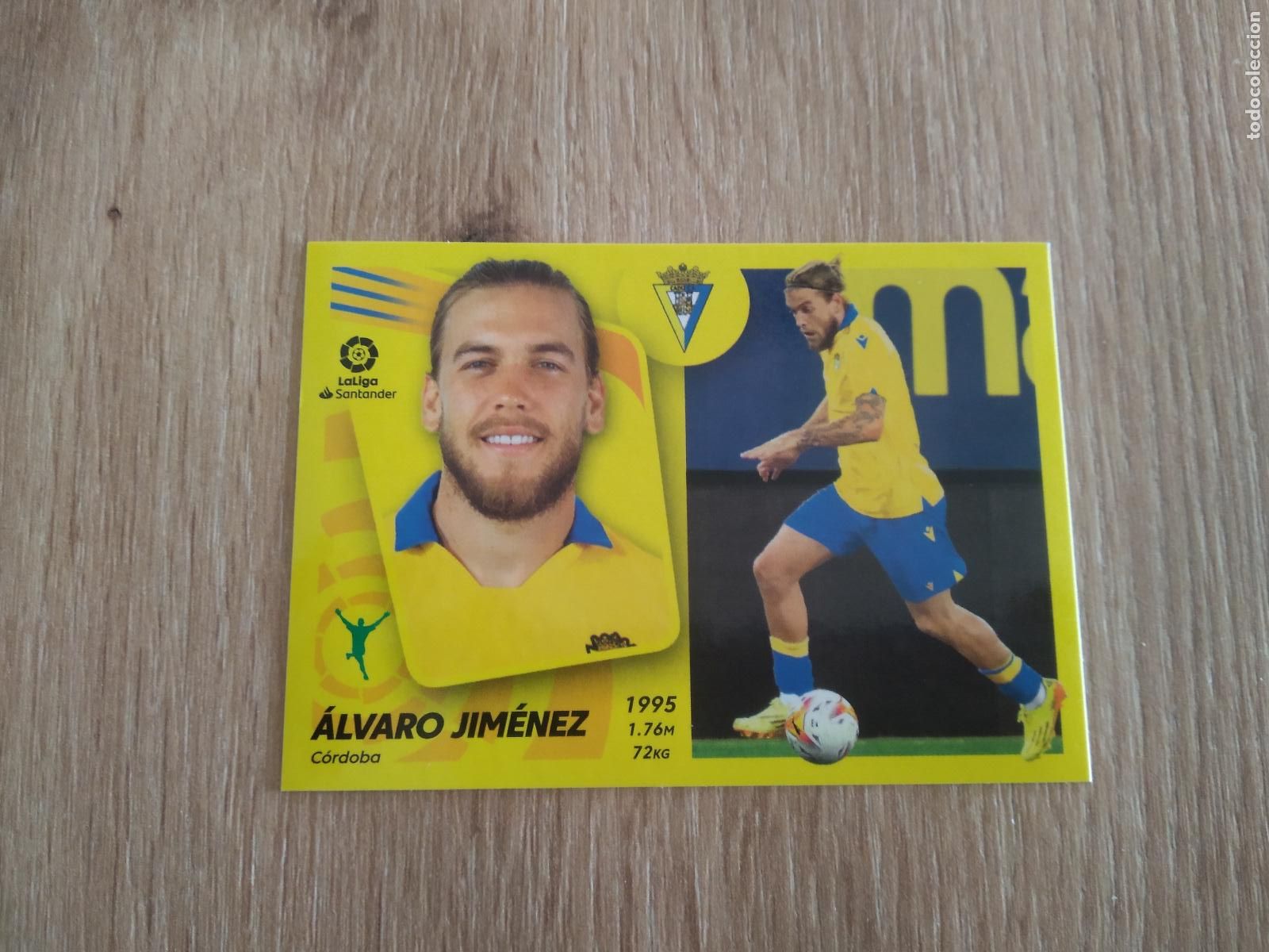 Cromos de F&uacute;tbol: 16 BIS ALVARO JIMENEZ COLOCA CADIZ CROMO FUTBOL PANINI LIGA 21-22 EDICIONES ESTE 2021-2022