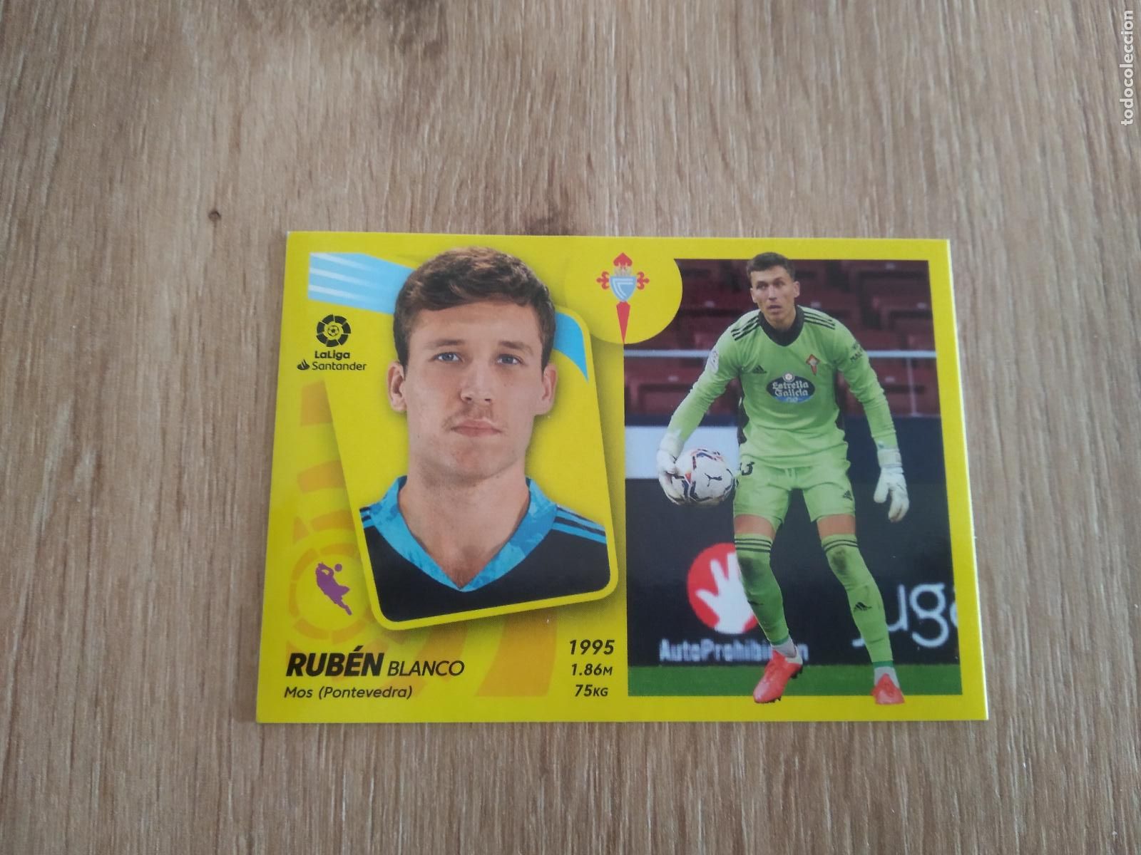 Cromos de F&uacute;tbol: 5 RUBEN BLANCO CELTA DE VIGO CROMO FUTBOL PANINI LIGA 21-22 EDICIONES ESTE 2021-2022