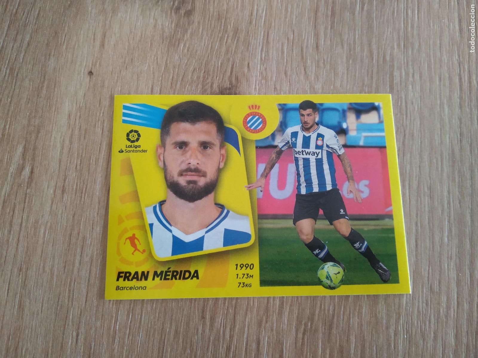 Cromos de F&uacute;tbol: 14B FRAN MERIDA ESPANYOL CROMO FUTBOL PANINI LIGA 21-22 EDICIONES ESTE 2021-2022