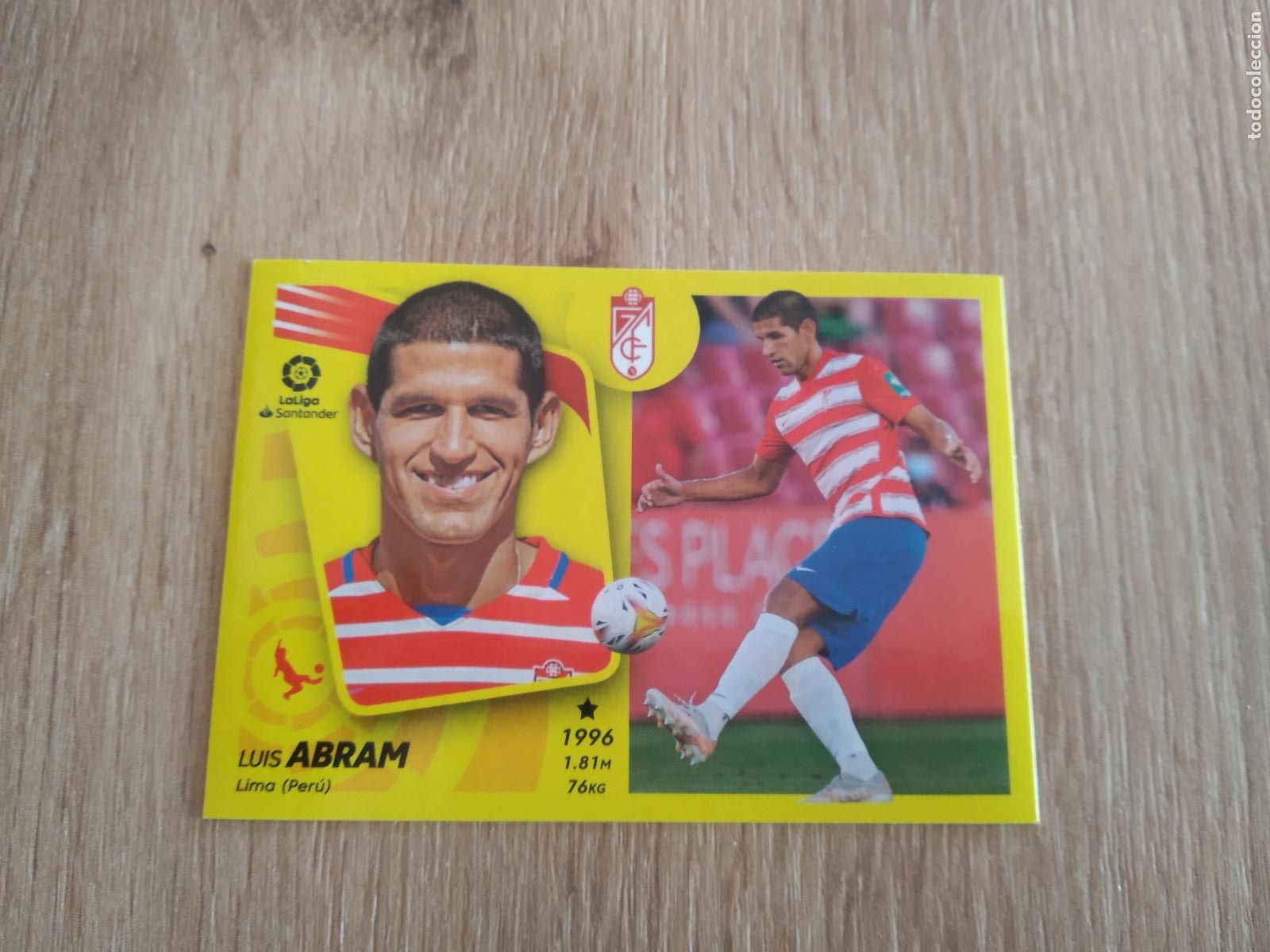 Cromos de F&uacute;tbol: 10 BIS LUIS ABRAM COLOCA GRANADA CROMO FUTBOL PANINI LIGA 21-22 EDICIONES ESTE 2021-2022