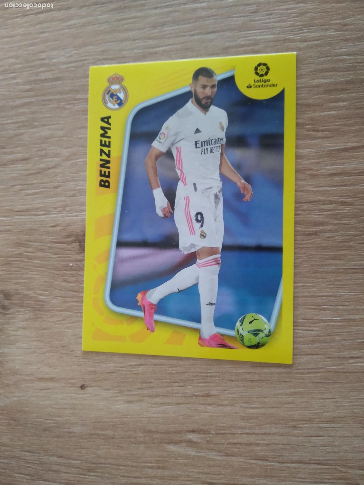 Cromos de F&uacute;tbol: 3 BENZEMA REAL MADRID CROMO FUTBOL PANINI LIGA 21-22 EDICIONES ESTE 2021-2022