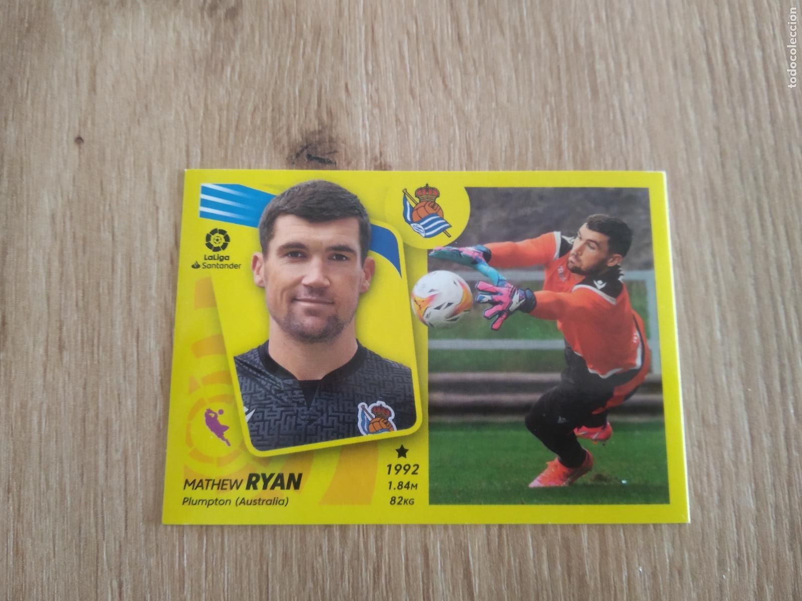 Cartes &agrave; collectionner de Football: 6 MATHEW RYAN REAL SOCIEDAD CROMO FUTBOL PANINI LIGA 21-22 EDICIONES ESTE 2021-2022