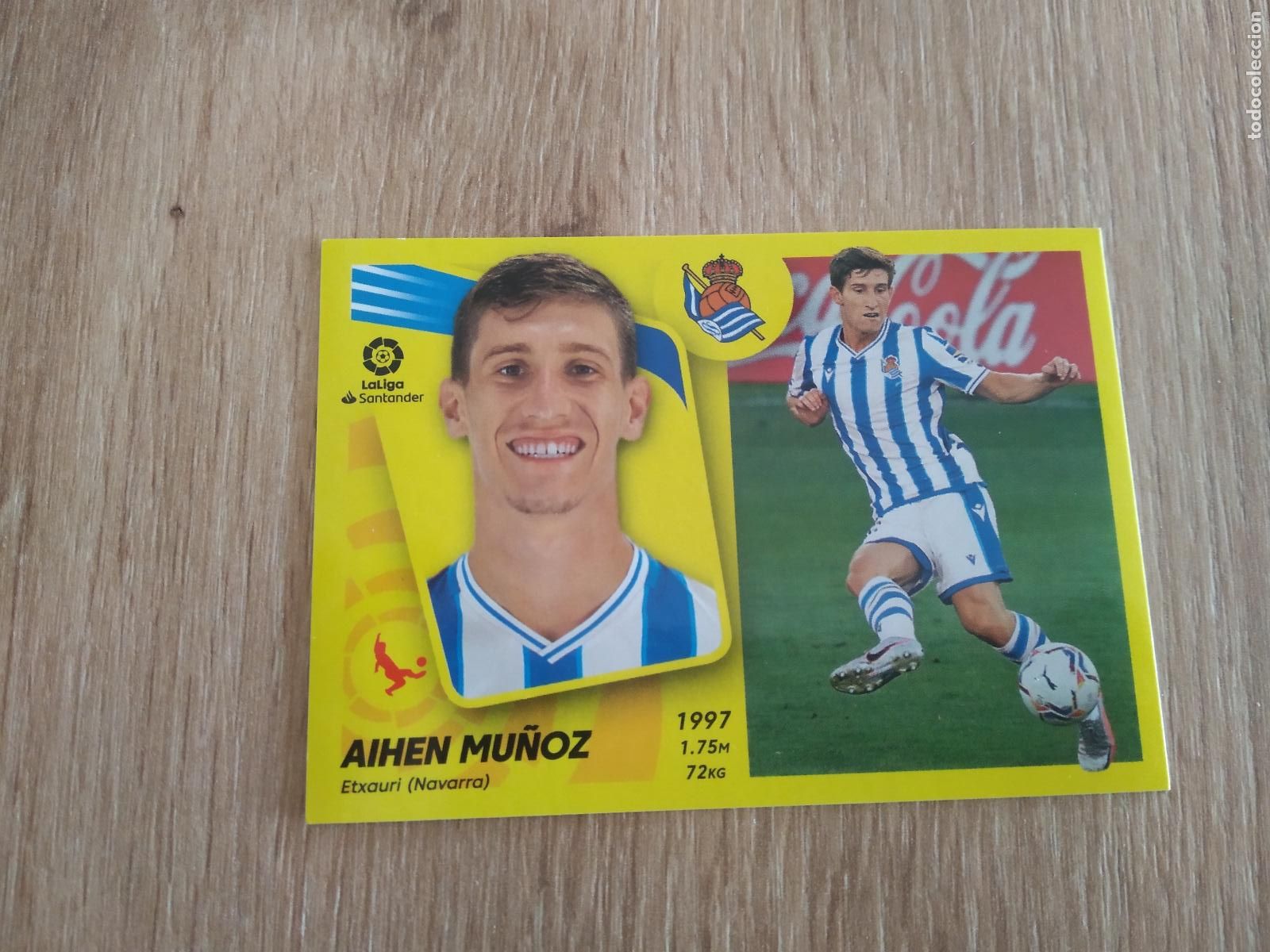 Cartes &agrave; collectionner de Football: 11 BIS AIHEN MU&Ntilde;OZ COLOCA REAL SOCIEDAD CROMO FUTBOL PANINI LIGA 21-22 EDICIONES ESTE 2021-2022