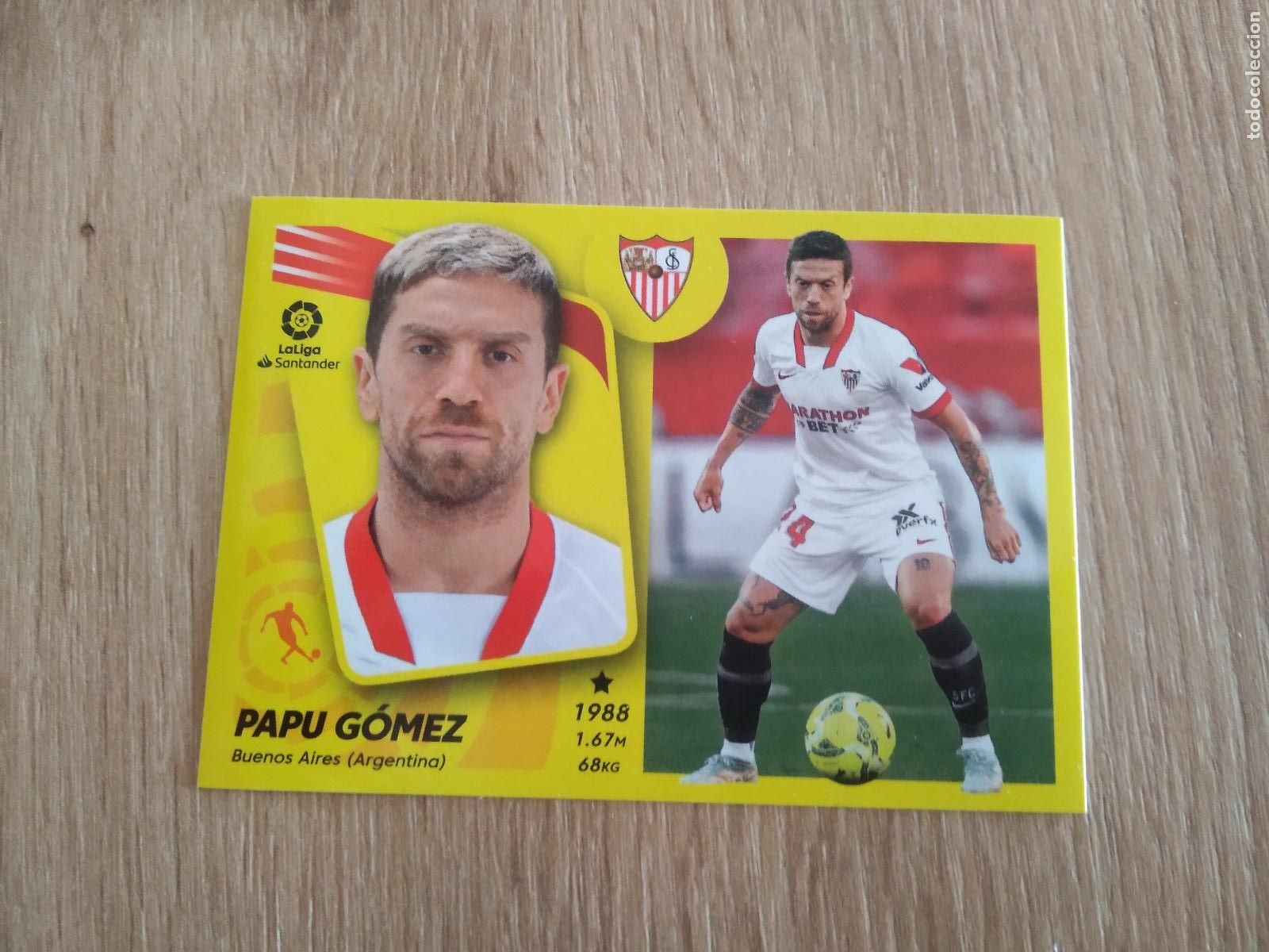 Figurine di Calcio: 17 PAPU GOMEZ SEVILLA CROMO FUTBOL PANINI LIGA 21-22 EDICIONES ESTE 2021-2022