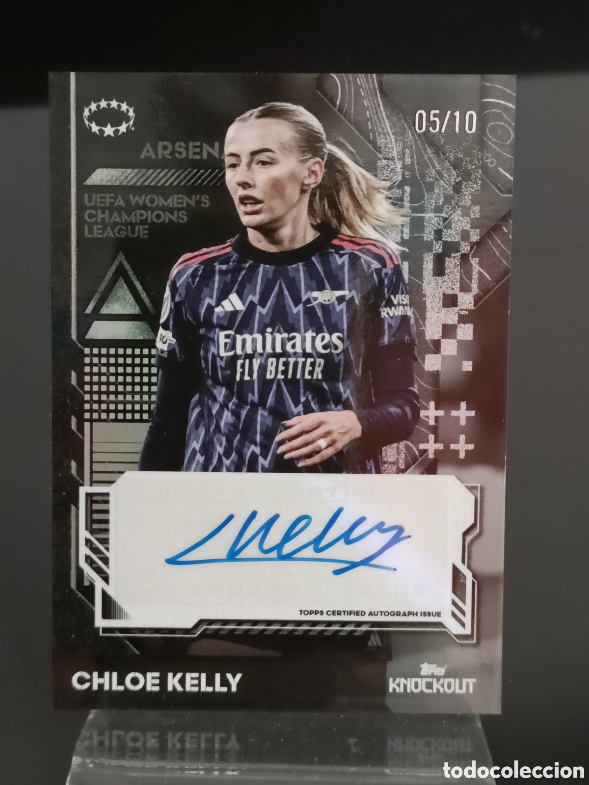 Cromos de F&uacute;tbol: UEFA Women's Champions League Knockout 2025/2026 Chloe Kelly Autograph 5/10