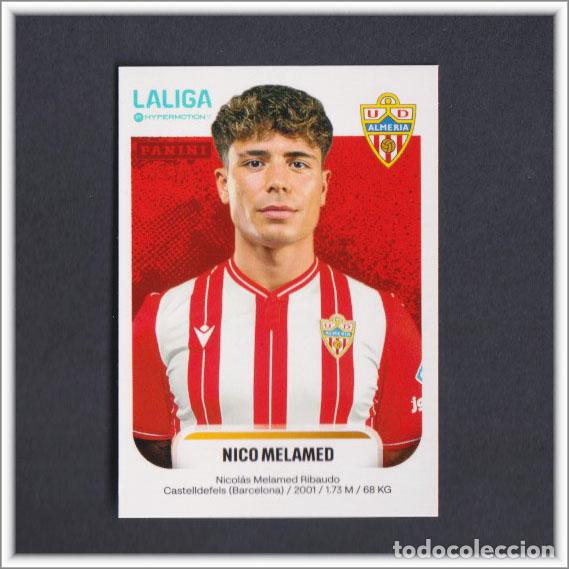 Football Stickers: LIGA ESTE HYPERMOTION 2025 2026 25 26 PANINI NICO MELAMED 35 ALMER&Iacute;A ALBUM COLECCI&Oacute;N 2&ordf; DIVISI&Oacute;N