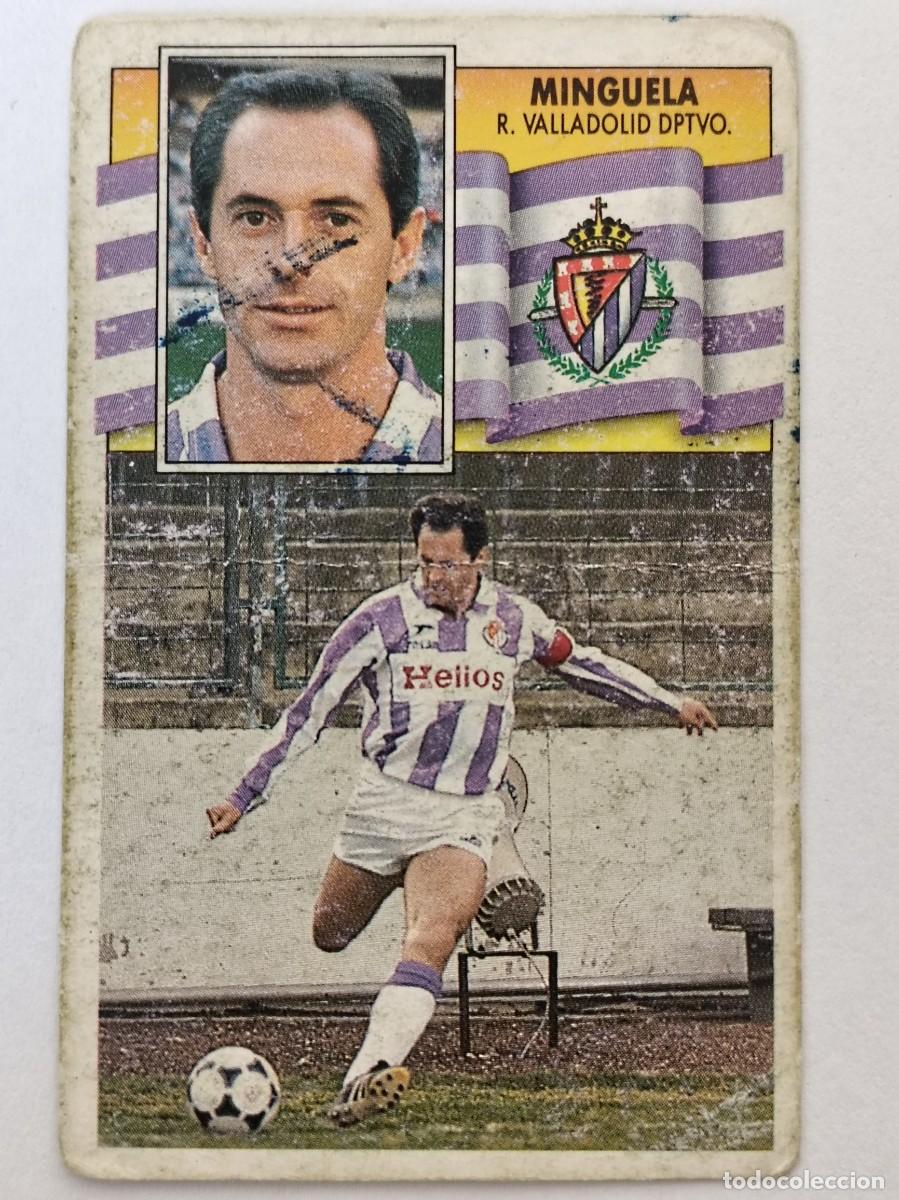 Cromos de F&uacute;tbol: MINGUELA REAL VALLADOLID LIGA 90/91 ESTE