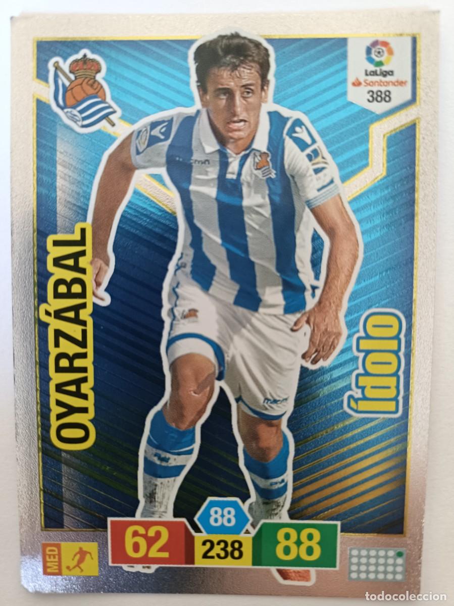 Cromos de F&uacute;tbol: #388 OYARZABAL (IDOLO) REAL SOCIEDAD ADRENALYN 18/19 PANINI