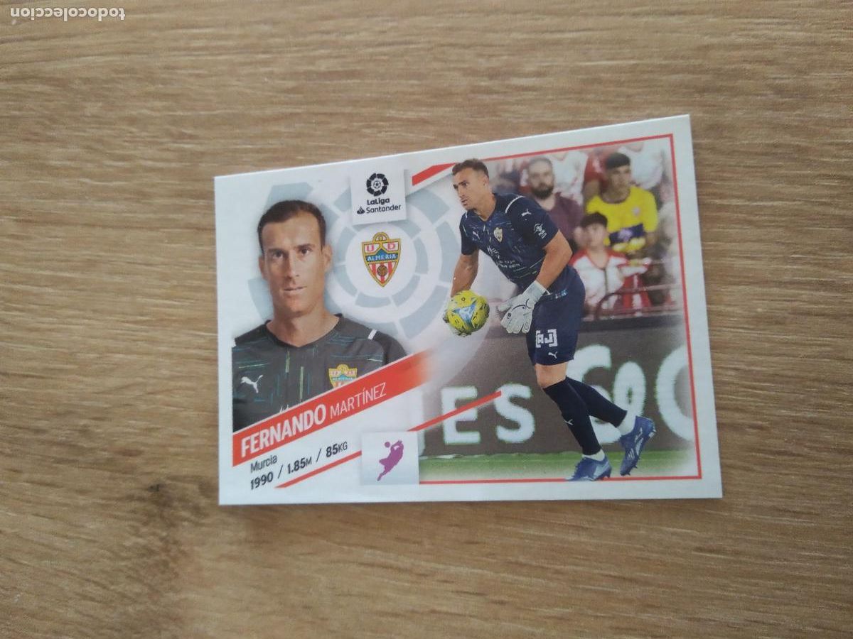 Cromos de F&uacute;tbol: 3 FERNANDO ALMERIA CROMO FUTBOL PANINI LIGA 22-23 EDICIONES ESTE 2022-2023