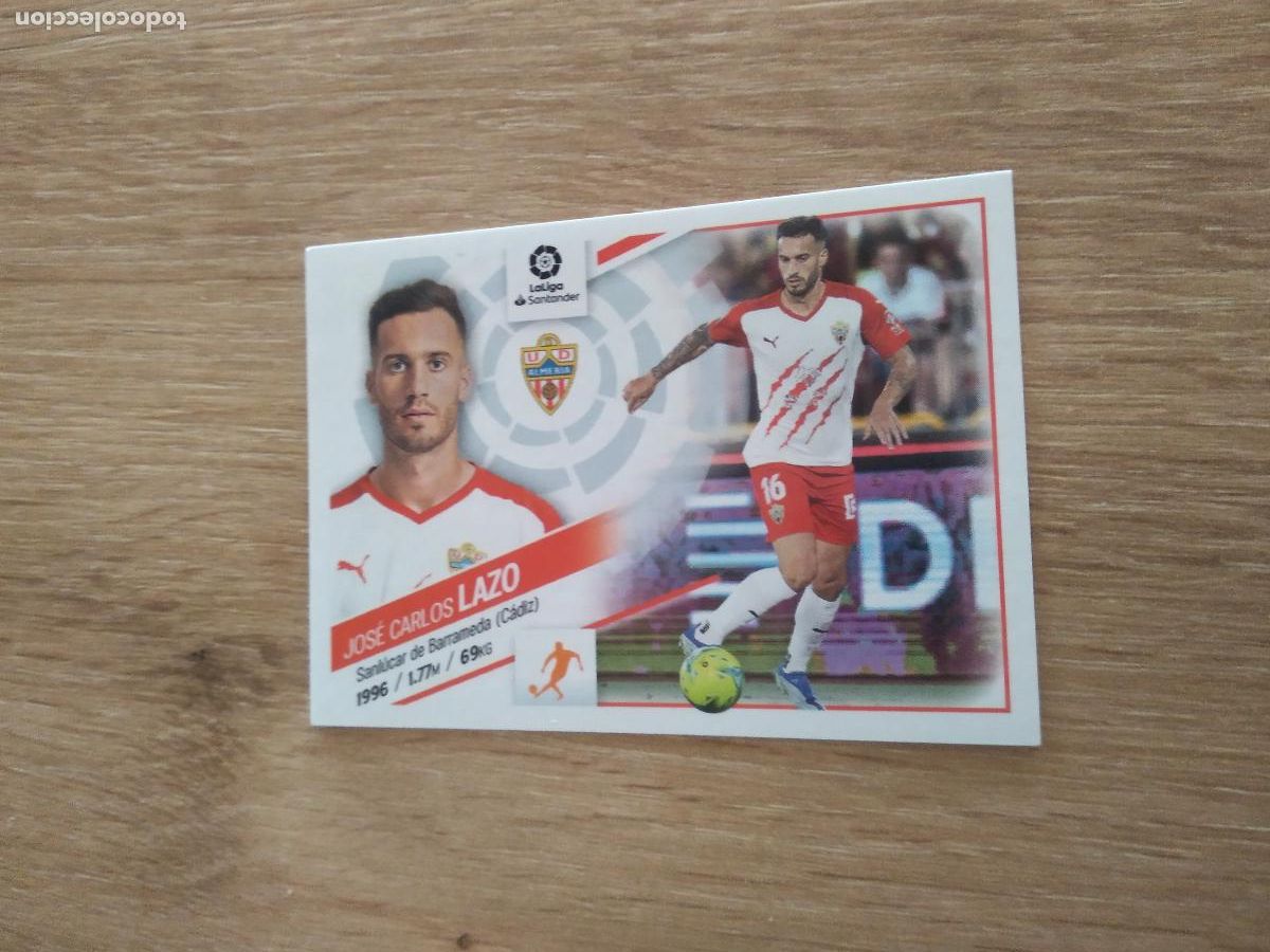 Cromos de F&uacute;tbol: 14 LAZO ALMERIA CROMO FUTBOL PANINI LIGA 22-23 EDICIONES ESTE 2022-2023