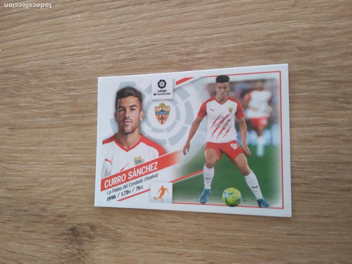 Cromos de F&uacute;tbol: 13 CURRO SANCHEZ ALMERIA CROMO FUTBOL PANINI LIGA 22-23 EDICIONES ESTE 2022-2023
