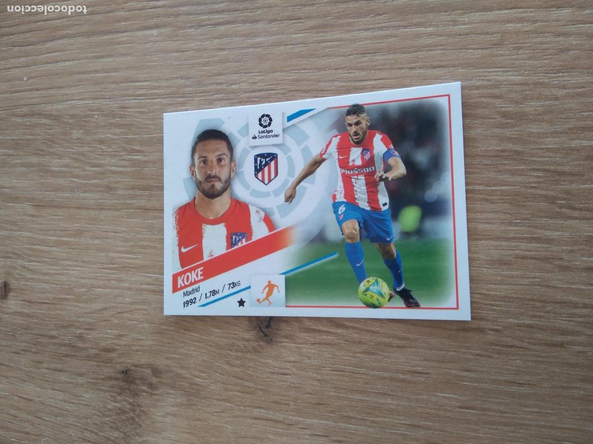 Cromos de F&uacute;tbol: 12 KOKE ATLETICO DE MADRID CROMO FUTBOL PANINI LIGA 22-23 EDICIONES ESTE 2022-2023