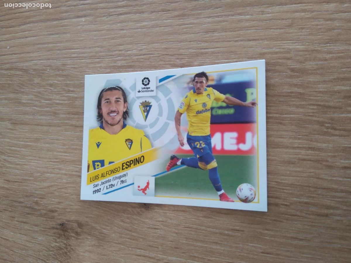 Cromos de F&uacute;tbol: 10 ESPINO CADIZ CROMO FUTBOL PANINI LIGA 22-23 EDICIONES ESTE 2022-2023