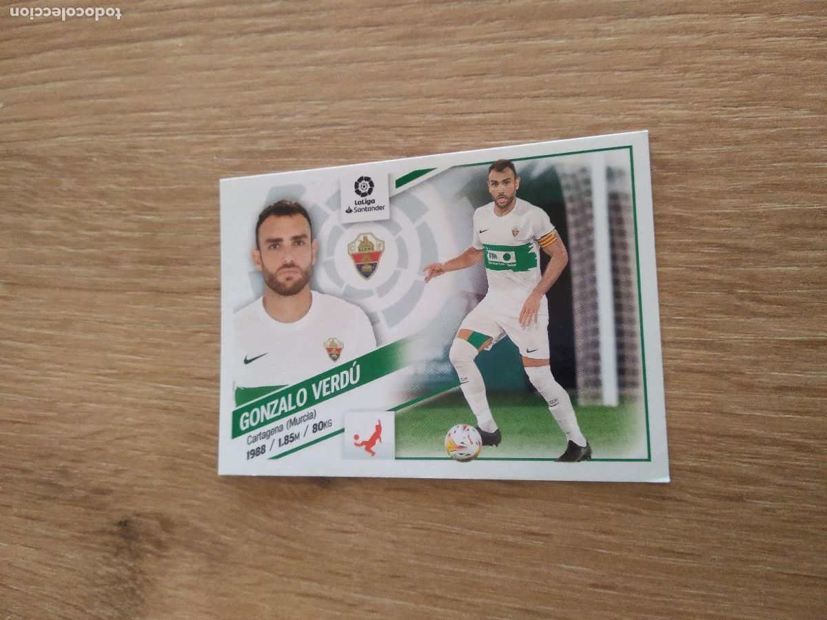 Cromos de F&uacute;tbol: 8 GONZALO VERDU ELCHE CROMO FUTBOL PANINI LIGA 22-23 EDICIONES ESTE 2022-2023