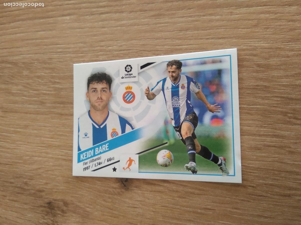 Cromos de F&uacute;tbol: 12 KEIDI BARE ESPANYOL CROMO FUTBOL PANINI LIGA 22-23 EDICIONES ESTE 2022-2023