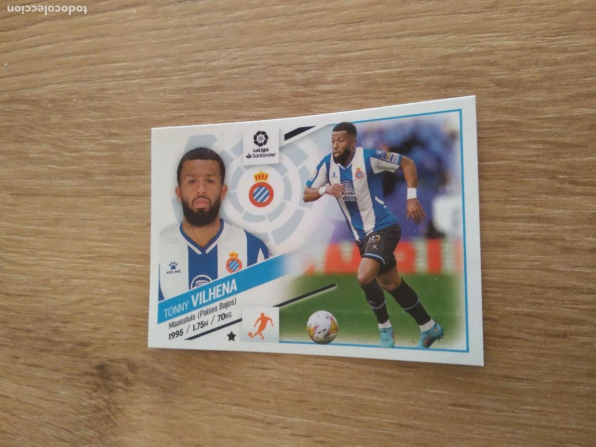Cromos de F&uacute;tbol: 14 VILHENA ESPANYOL CROMO FUTBOL PANINI LIGA 22-23 EDICIONES ESTE 2022-2023
