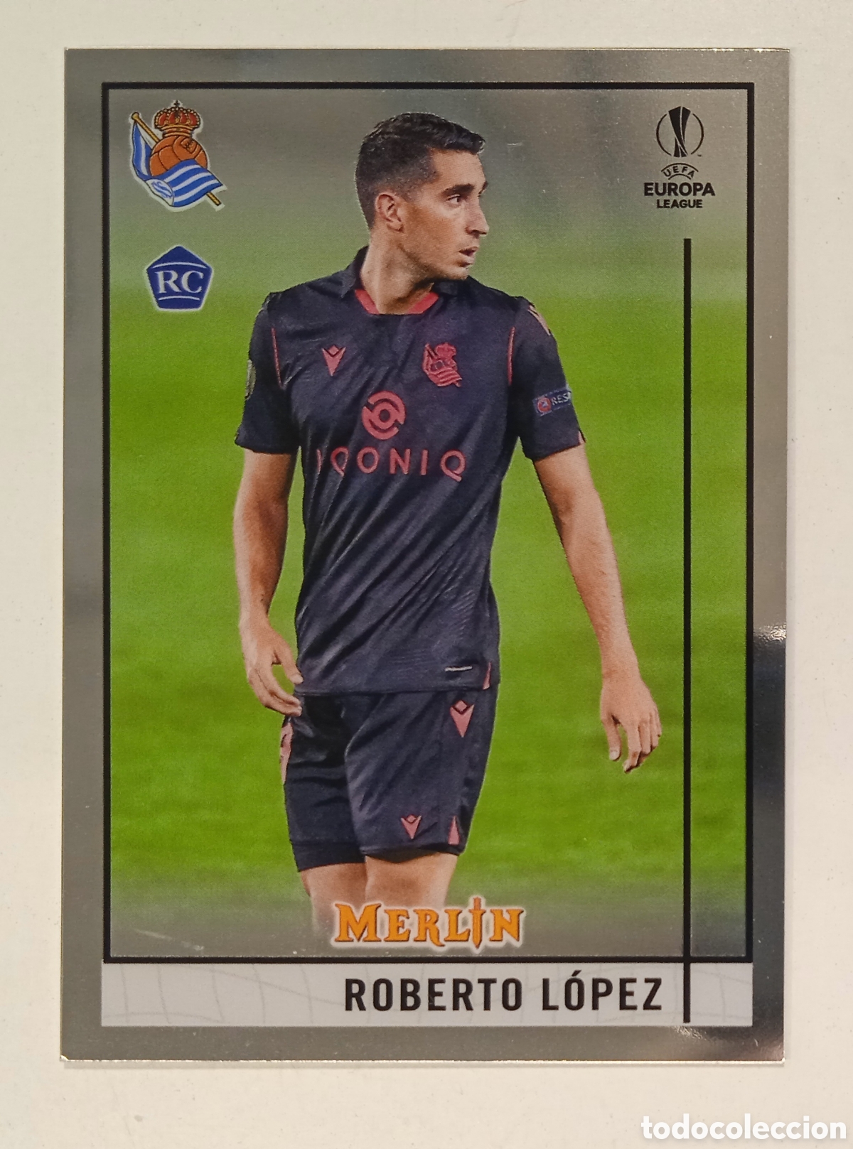 Fu&szlig;ball-Sticker: ROBERTO LOPEZ ROOKIE REAL SOCIEDAD 2020 2021 20 21 TOPPS MERLIN 67