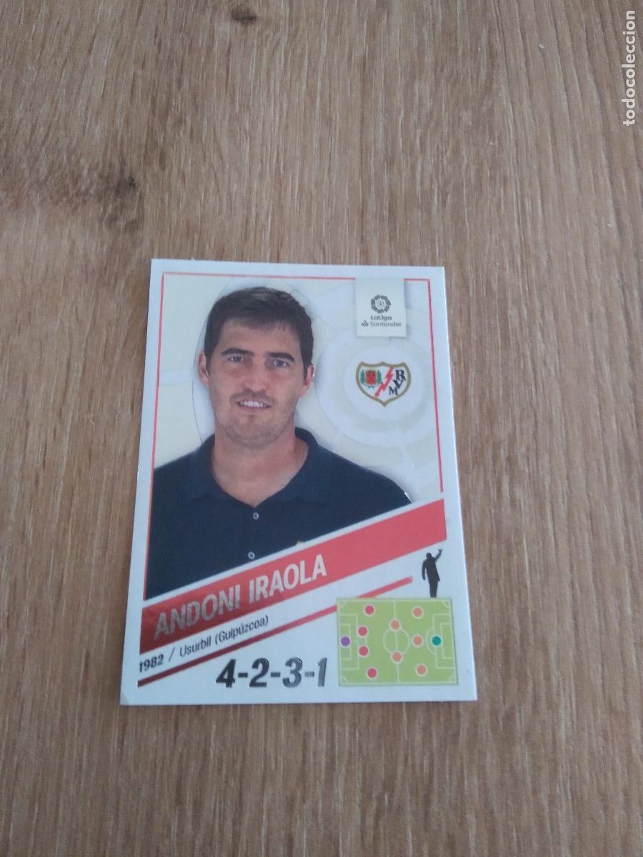 Cromos de F&uacute;tbol: 2 ANDONI IRAOLA RAYO VALLECANO CROMO FUTBOL PANINI LIGA 22-23 EDICIONES ESTE 2022-2023