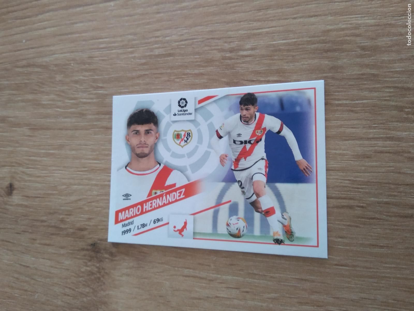 Cromos de F&uacute;tbol: 5B MARIO HERNANDEZ RAYO VALLECANO CROMO FUTBOL PANINI LIGA 22-23 EDICIONES ESTE 2022-2023