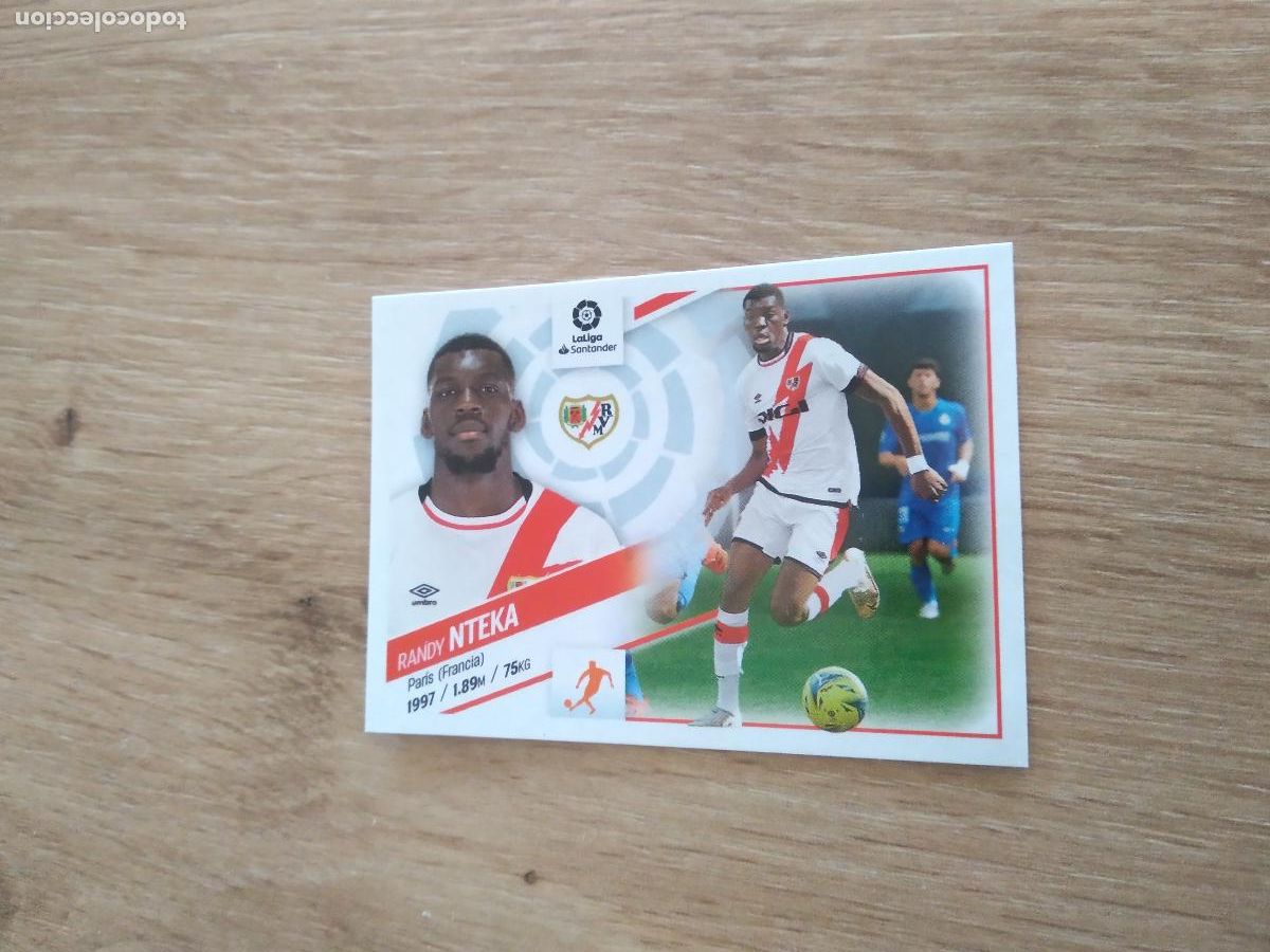 Cromos de F&uacute;tbol: 17 NTEKA RAYO VALLECANO CROMO FUTBOL PANINI LIGA 22-23 EDICIONES ESTE 2022-2023