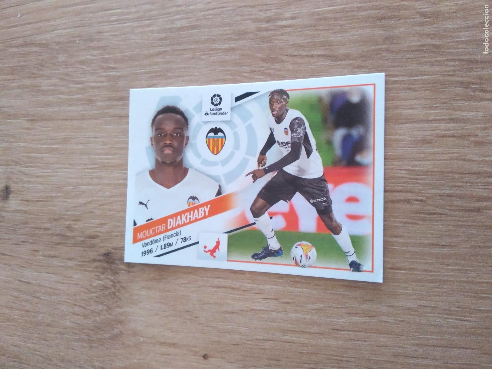 Cromos de F&uacute;tbol: 8 DIAKHABY VALENCIA CROMO FUTBOL PANINI LIGA 22-23 EDICIONES ESTE 2022-2023