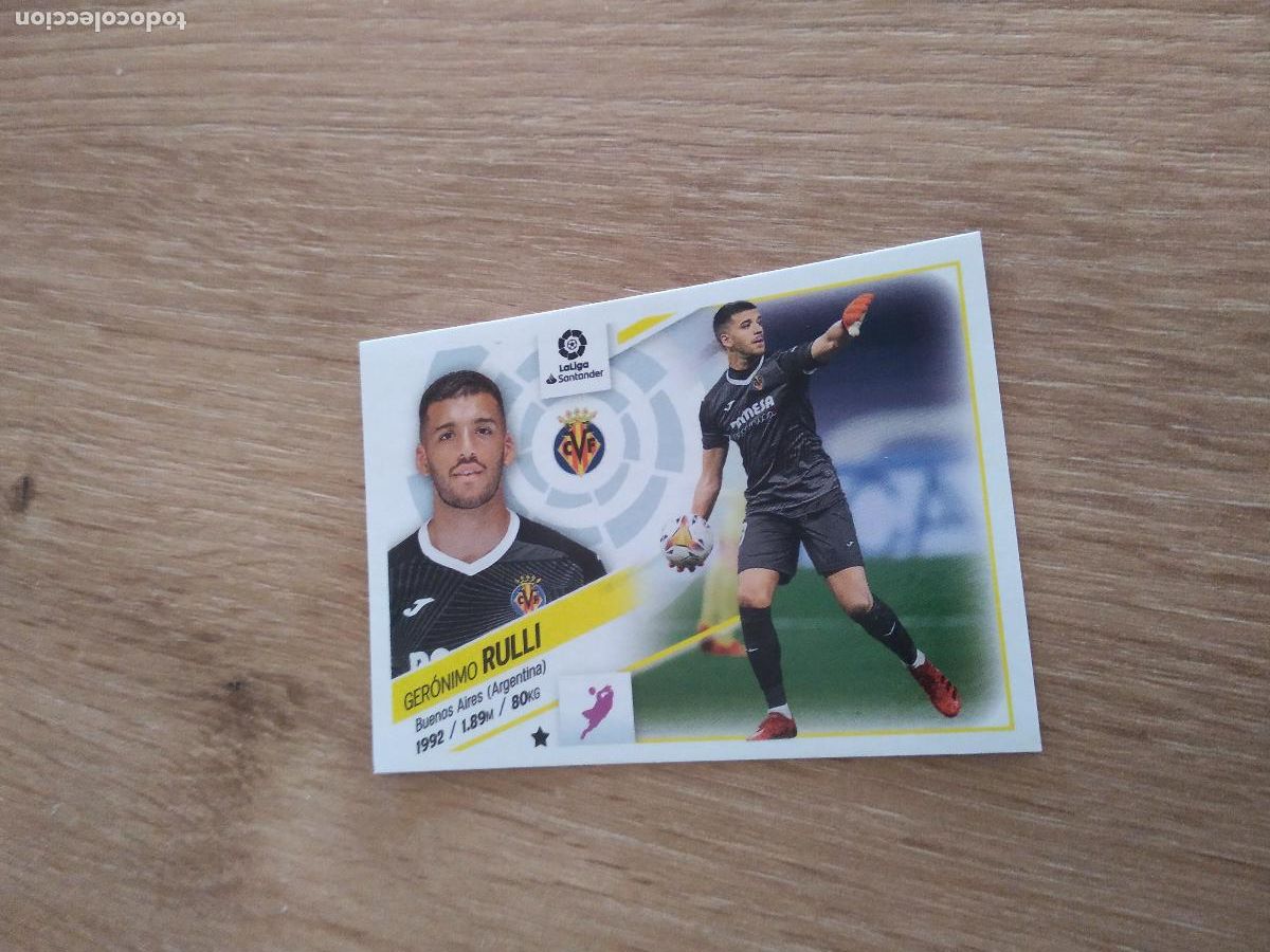 Cromos de F&uacute;tbol: 3 RULLI VILLARREAL CROMO FUTBOL PANINI LIGA 22-23 EDICIONES ESTE 2022-2023