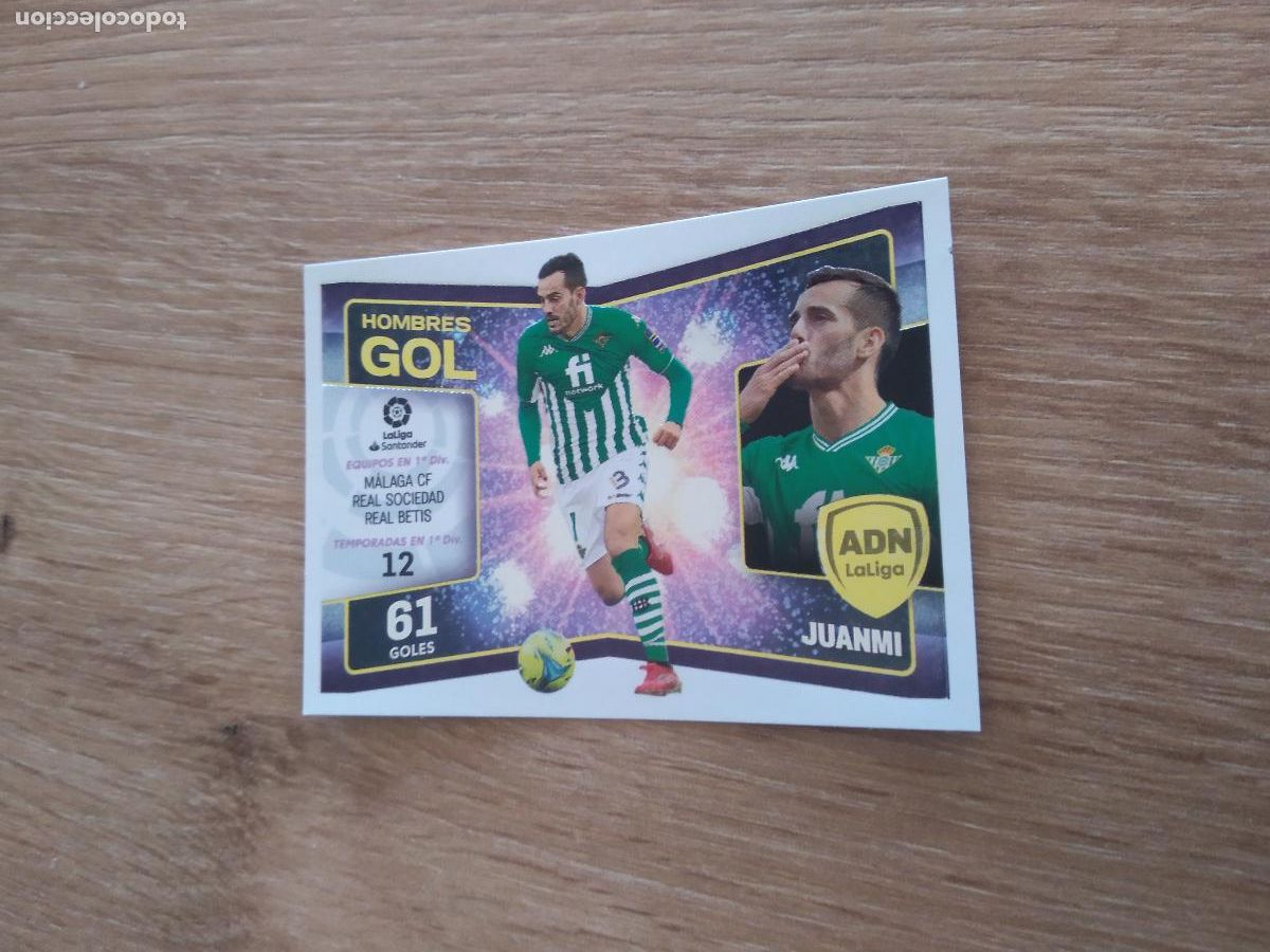 Cromos de F&uacute;tbol: 16 JUANMI BETIS HOMBRES GOL ADN CROMO FUTBOL PANINI LIGA 22-23 EDICIONES ESTE 2022-2023