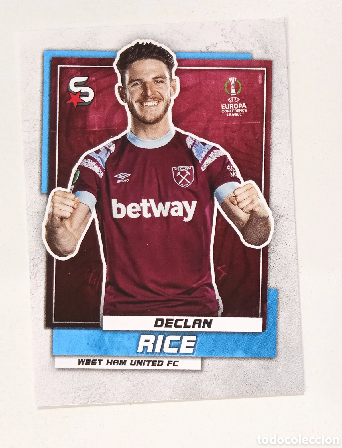 Cromos de F&uacute;tbol: DECLAN RICE WEST HAM UNITED 2022 2023 22 23 TOPPS SUPERSTARS 184