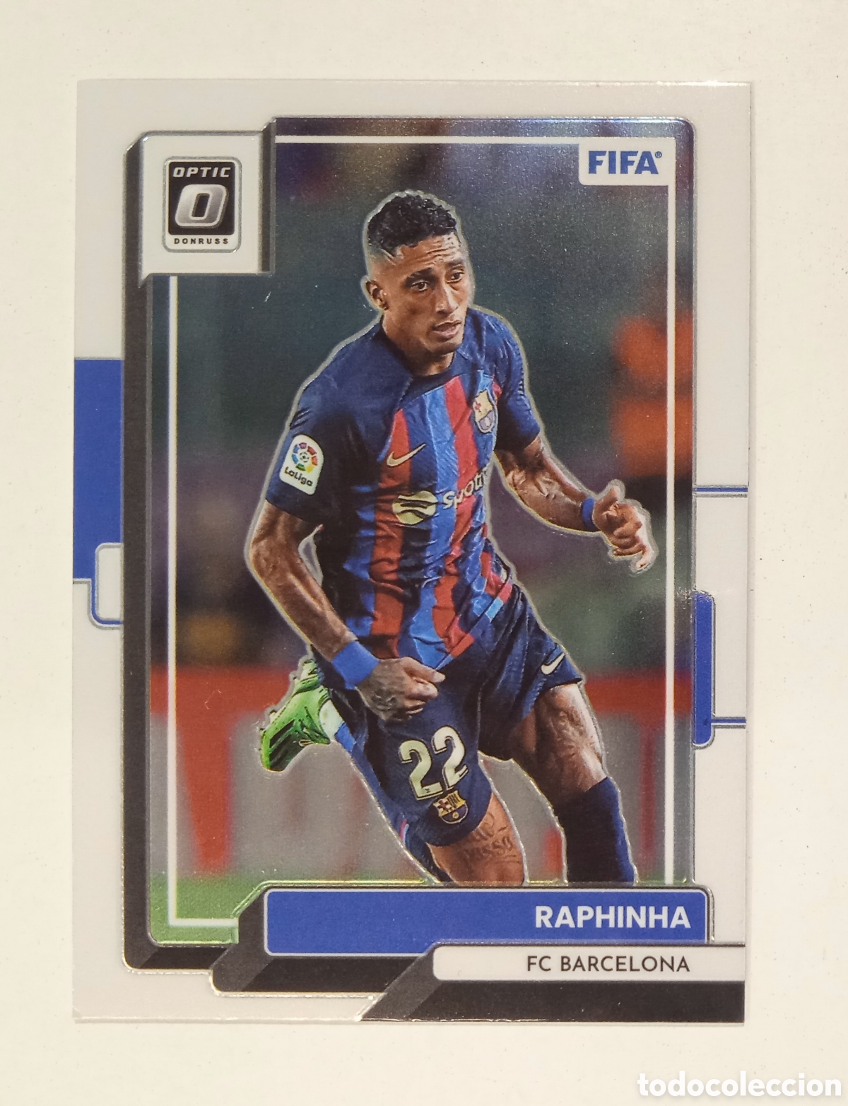 Cromos de F&uacute;tbol: RAPHINHA FC BARCELONA 2022 2023 22 23 PANINI OPTIC FIFA 34
