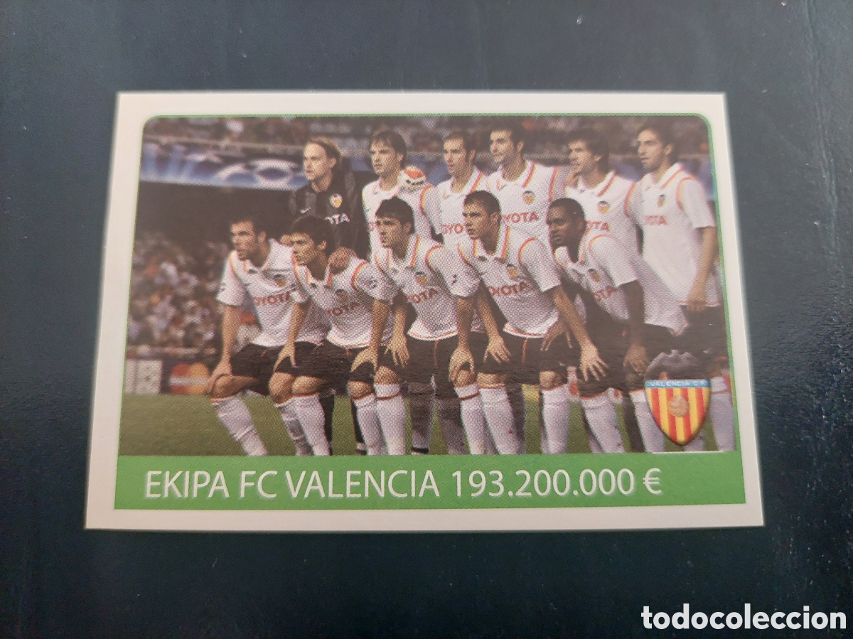 Football Stickers: RAFO Liga Prvaka 2010 #421 VALENCIA TEAM